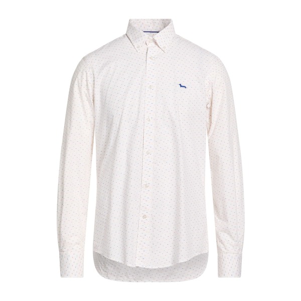 【送料無料】 ハーモント \u0026 ブレイン メンズ シャツ トップス Shirts White