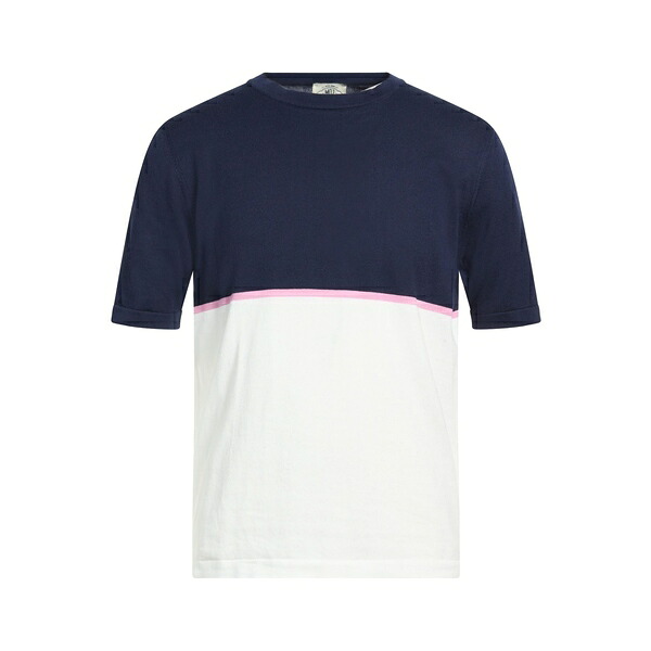 【貨物輸送無料】 エムキュージェイ メンズ 編み物\u0026プルオーバー アウター Sweaters Blue