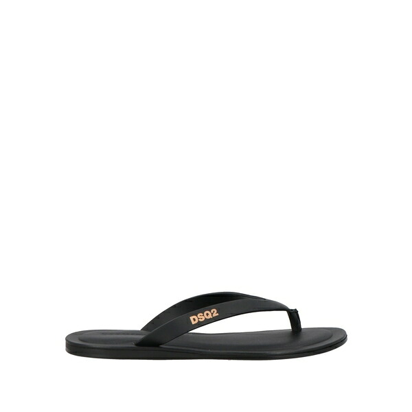 【貨物輸送無料】 ディースクエアード メンズ サンダル シューズ Thong sandals Black