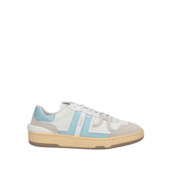 【貨物輸送無料】 ランバン メンズ スニーカー シューズ Sneakers White