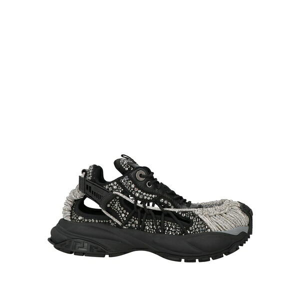 【貨物輸送無料】 ヴェルサーチ メンズ スニーカー シューズ Sneakers Black