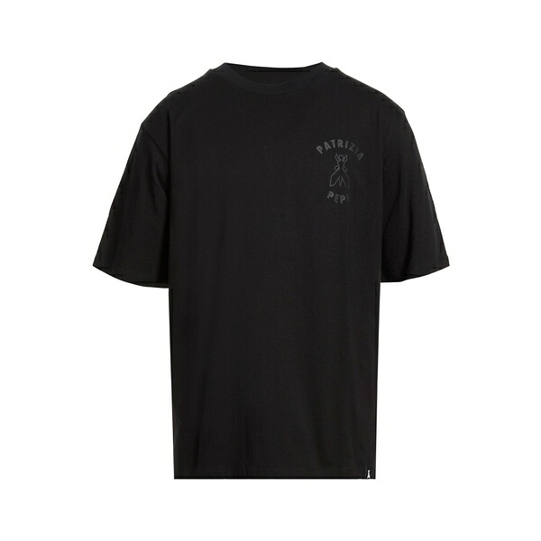 【送料無料】 パトリツィア ペペ メンズ Tシャツ トップス T-shirts Black|asty