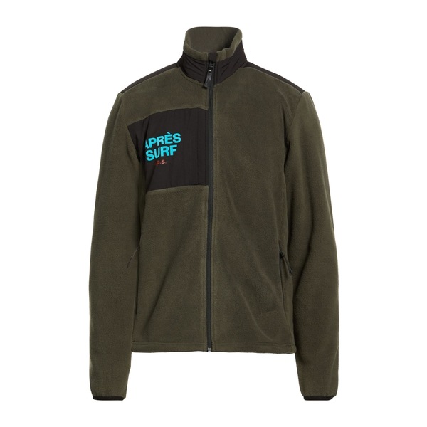【送料無料】 アプレ サーフ メンズ パーカー・スウェットシャツ アウター Sweatshirts Green|asty