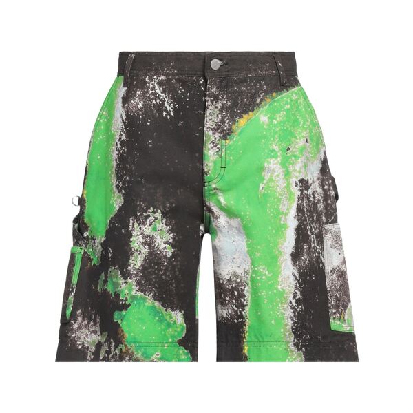 【送料無料】 フォーティーフォー・レーベル・グループ メンズ カジュアルパンツ ボトムス Shorts & Bermuda Shorts Green|asty