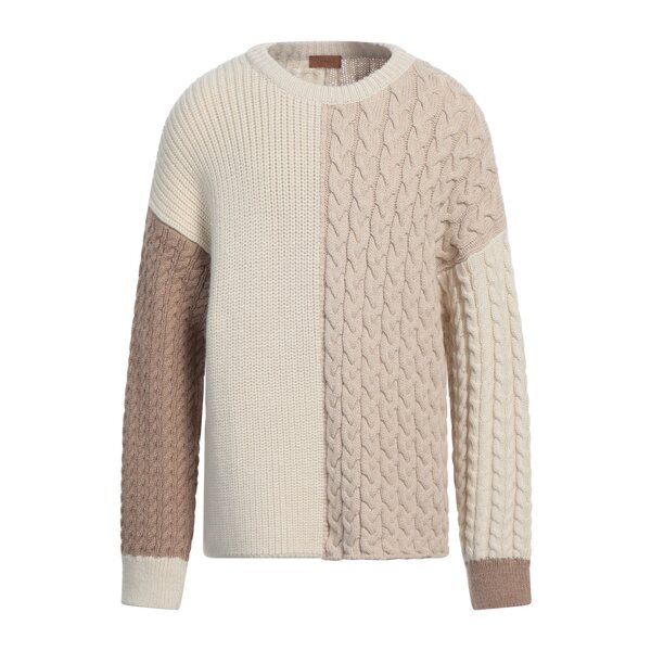 【貨物輸送無料】 アラヌイ メンズ 編み物\u0026ティーシャツ アウター Sweaters White