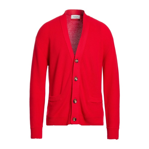 【貨物輸送無料】 ラネウス メンズ ジレー アウター Cardigans Red