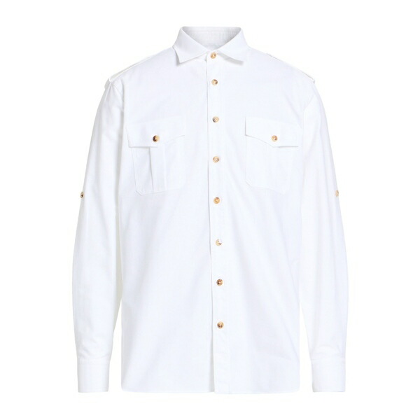 【貨物輸送無料】 ラルディーニ メンズ プルオーバー トップス Shirts White