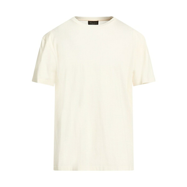 【貨物輸送無料】 ロベルトコリーナ メンズ プルオーバー トップス T-shirts White