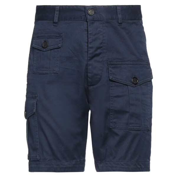 【送料無料】 ディースクエアード メンズ カジュアルパンツ ボトムス Shorts & Bermuda Shorts Blue｜asty