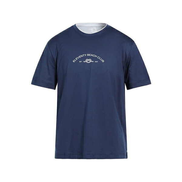 【貨物輸送無料】 イレブンティ メンズ プルオーバー トップス T-shirts Blue
