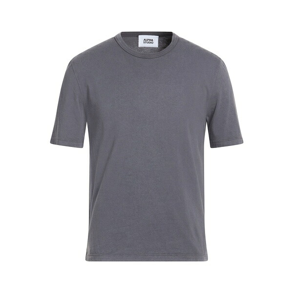 【送料無料】 アルファス テューディオ メンズ Tシャツ トップス T-shirts Grey｜asty 21,868円