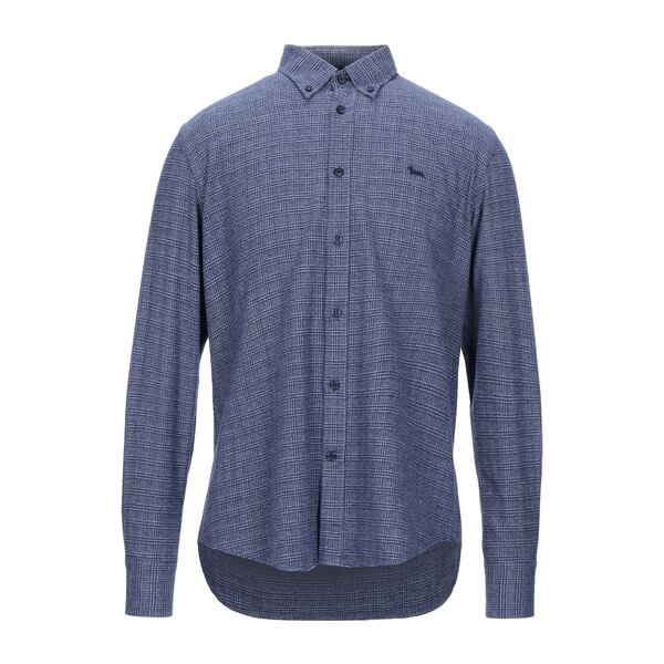 【貨物輸送無料】 ハーモント \u0026 知恵袋 メンズ プルオーバー トップス Shirts Blue メンズファッション-トップス-カジュアルシャツ