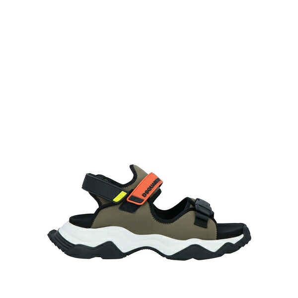 【貨物輸送無料】 ディースクエアード メンズ サンダル シューズ Sandals Green