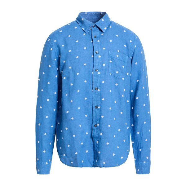 【送料無料】 １２０％リノ メンズ シャツ トップス Shirts Blue｜asty