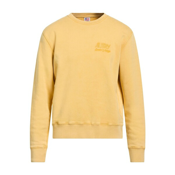 【貨物輸送無料】 オートリー メンズ パーカー・スウェットシャツ アウター Sweatshirts Yellow