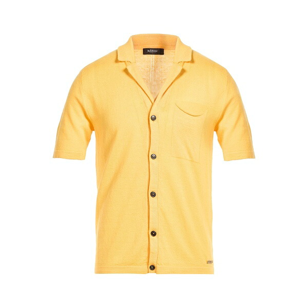 【送料無料】 ボールディーニ メンズ カーディガン アウター Cardigans Yellow｜asty