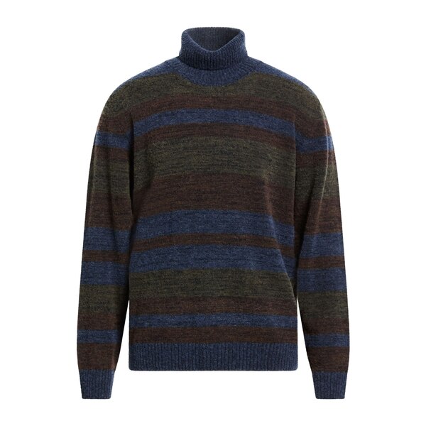【貨物輸送無料】 フェランテ メンズ 編み物\u0026プルオーバー アウター Turtlenecks Blue
