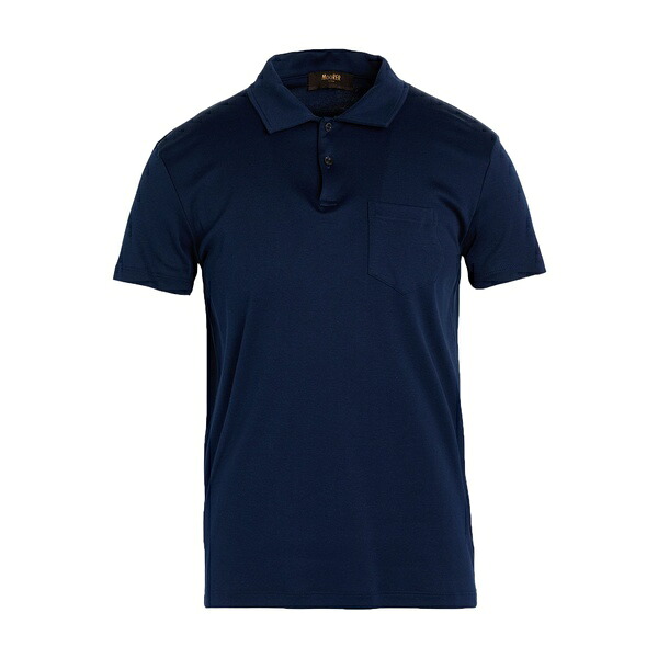 【送料無料】 ムーレー メンズ Tシャツ トップス Polo shirts Blue｜asty