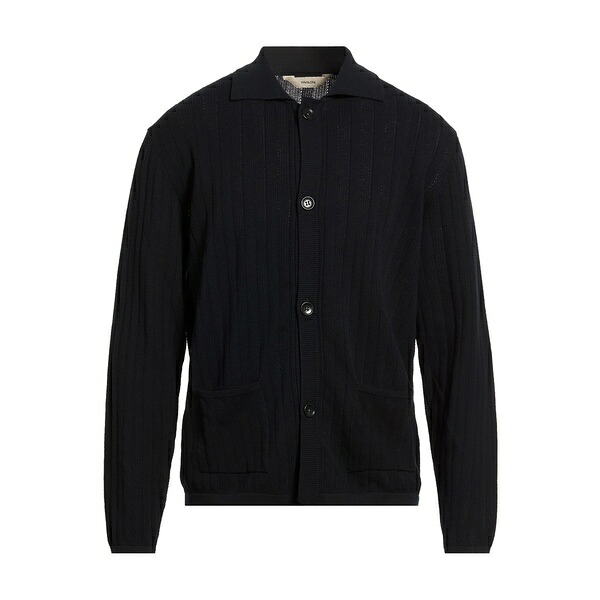 【貨物輸送無料】 パオローニ メンズ ジレー アウター Cardigans Blue