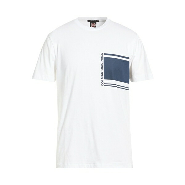 【送料無料】 コルマール メンズ Tシャツ トップス T-shirts White|asty