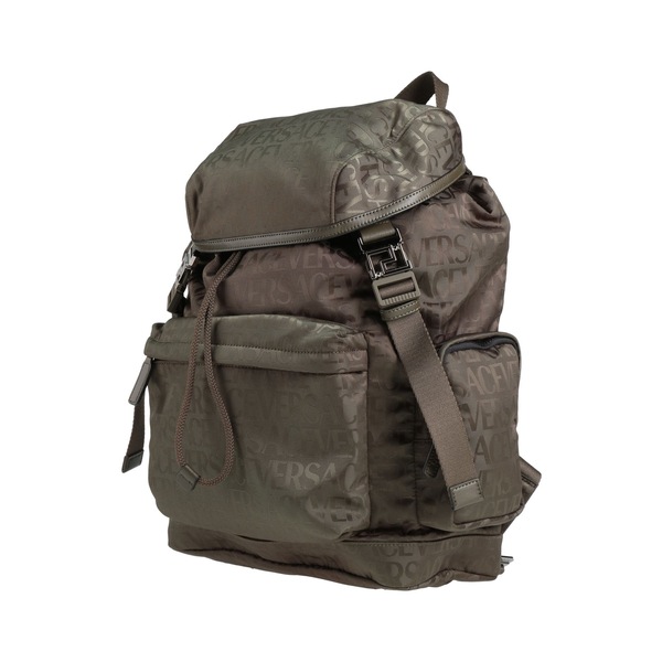 【貨物輸送無料】 ヴェルサーチ メンズ 商行為系 御徒面子 Backpacks Green