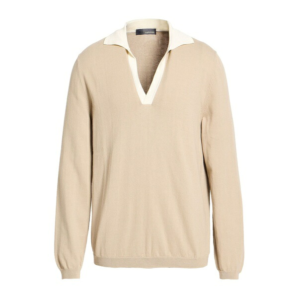 【送料無料】 ラルディーニ メンズ ニット&セーター アウター Sweaters Beige｜asty
