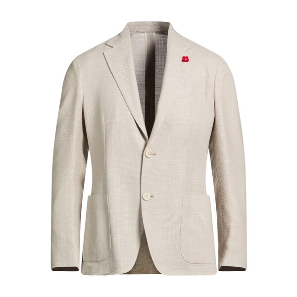 【送料無料】 ラルディーニ メンズ ジャケット&ブルゾン アウター Blazers Beige|asty