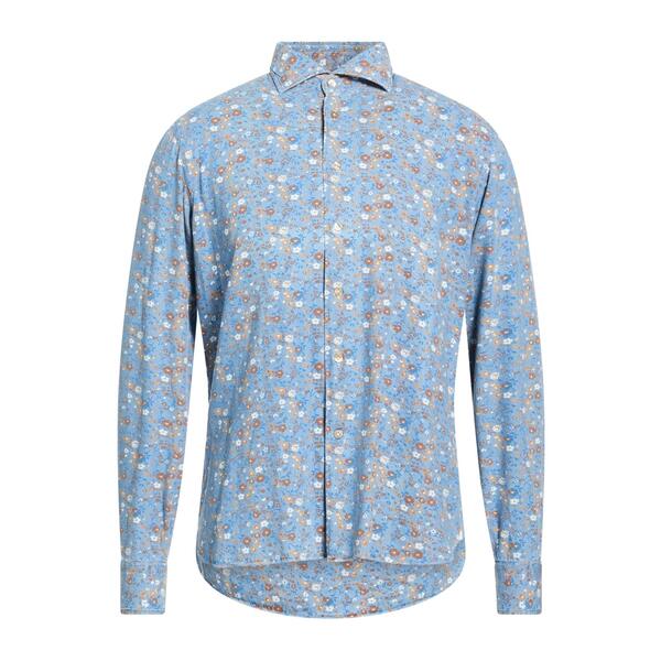 【貨物輸送無料】 ボリエッロ メンズ プルオーバー トップス Denim shirts Blue