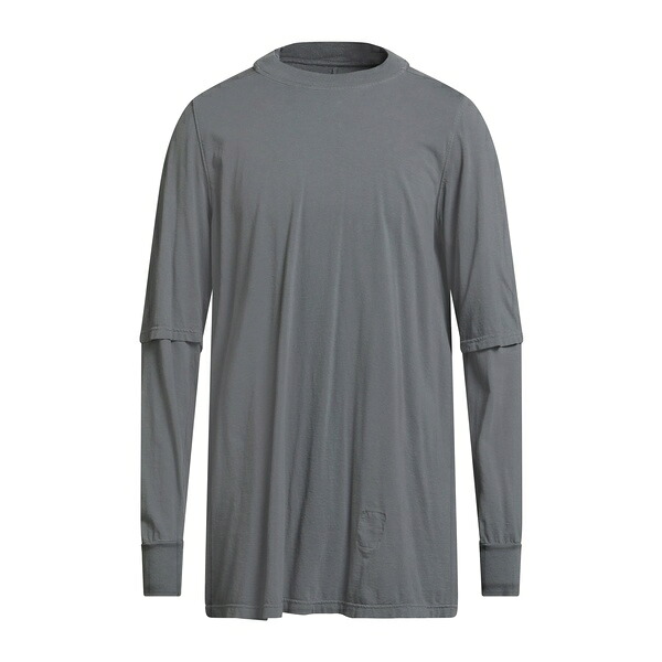 【貨物輸送無料】 リックオウエンス メンズ プルオーバー トップス T-shirts Grey