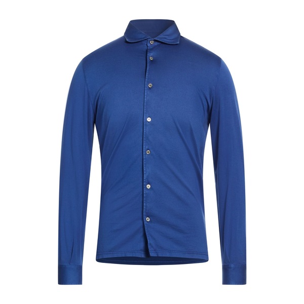 【貨物輸送無料】 フェデーリ メンズ プルオーバー トップス Shirts Blue