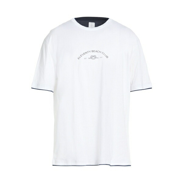 【貨物輸送無料】 イレブンティ メンズ プルオーバー トップス T-shirts White