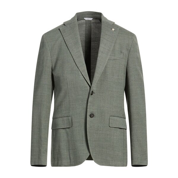 【送料無料】 マニュエル リッツ メンズ ジャケット＆ブルゾン アウター Blazers Green｜asty