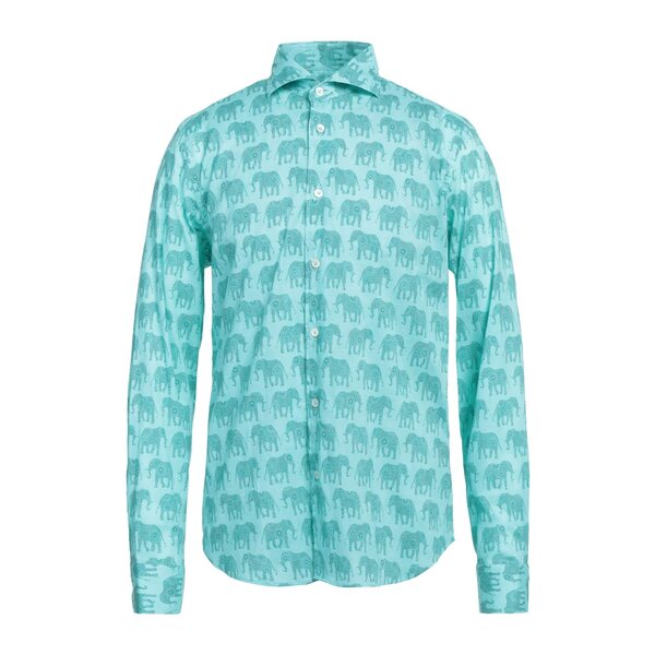 【貨物輸送無料】 フェデーリ メンズ プルオーバー トップス Shirts Azure