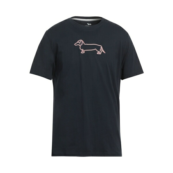 【送料無料】 ハーモント & ブレイン メンズ Tシャツ トップス T-shirts Blue|asty