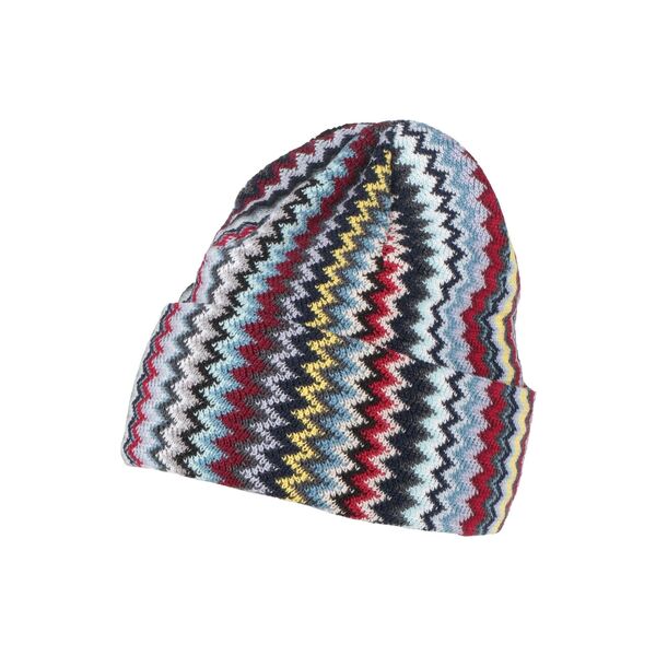 【貨物輸送無料】 ミッソーニ メンズ かぶり笠 佩び物 Hats Black