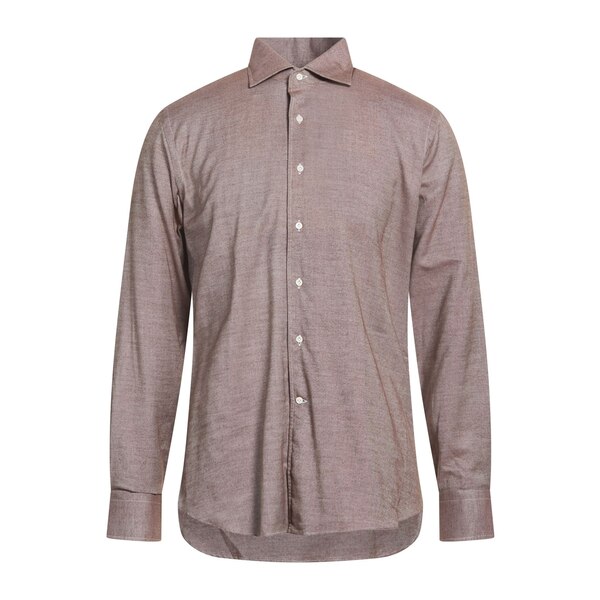 【送料無料】 アレッサンドロゲラルディ メンズ シャツ トップス Shirts Brown|asty
