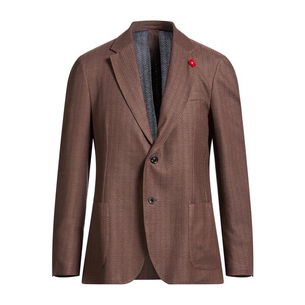 【貨物輸送無料】 ラルディーニ メンズ 上衣＆上衣 アウター Blazers Brown メンズファッション-コート・ジャケット