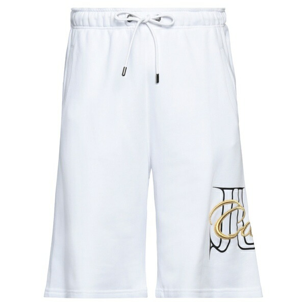 【貨物輸送無料】 ロベルトカヴァリ メンズ 心地好いズボン下 ボトムス Shorts \u0026 Bermuda Shorts White