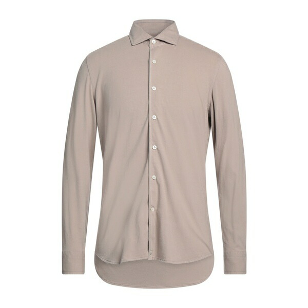 【貨物輸送無料】 サンリサ メンズ プルオーバー トップス Shirts Beige カジュアルシャツ-メンズファッション
