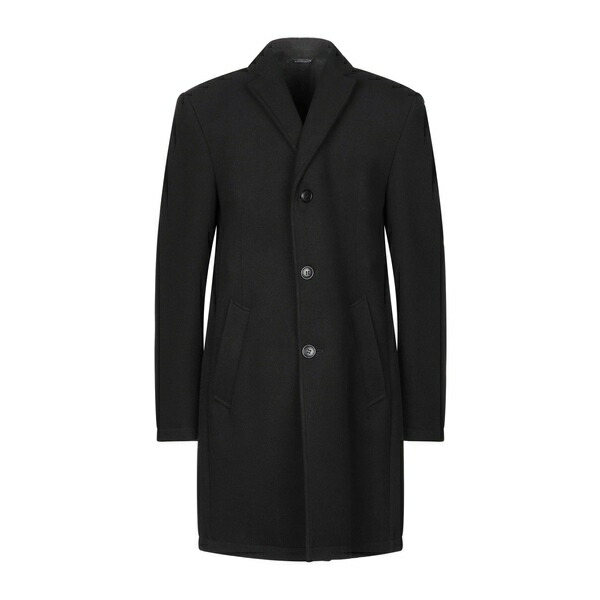 【貨物輸送無料】 ダニエレ アレッサンドリー二 メンズ 上衣＆上衣 アウター Coats Black メンズファッション-コート・ジャケット