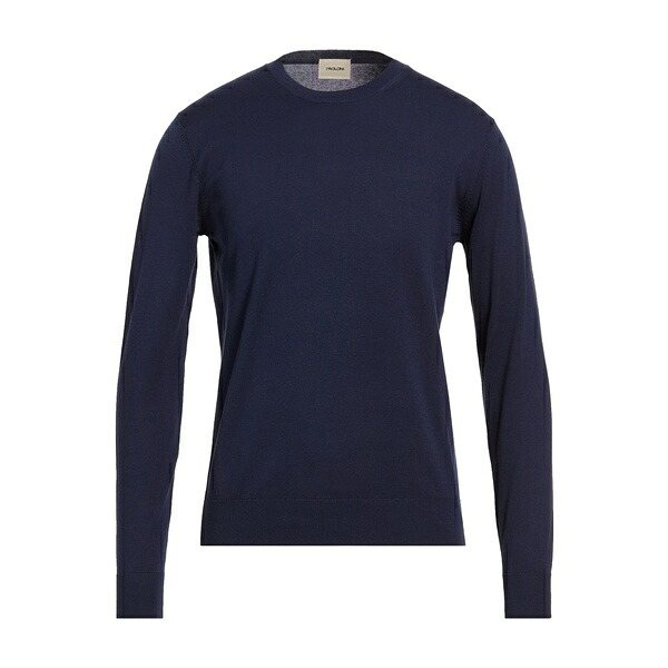 【貨物輸送無料】 パオローニ メンズ 編み物\u0026プルオーバー アウター Sweaters Blue