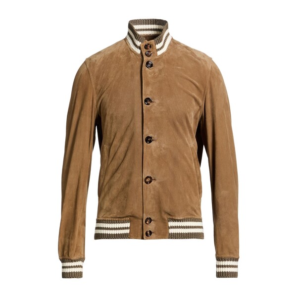 【貨物輸送無料】 手がかり赤いこと メンズ 上衣＆上衣 アウター Jackets Beige