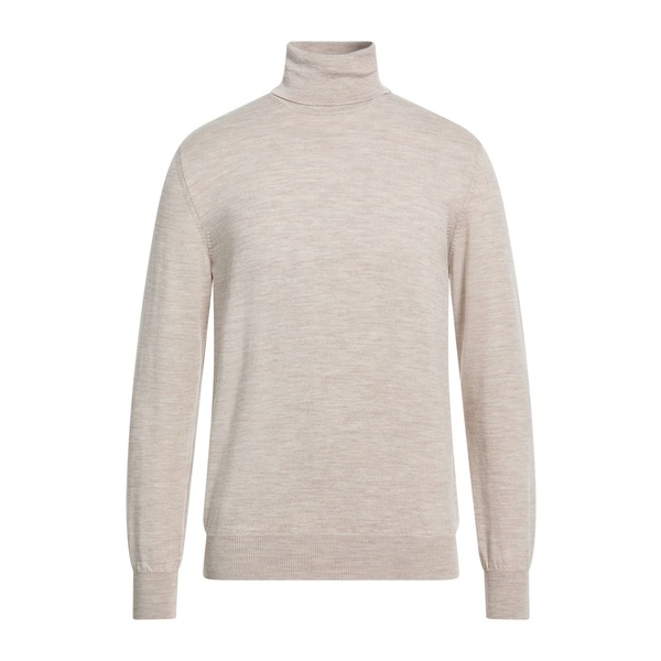 【送料無料】 ルイジ ボレッリ ナポリ メンズ ニット&セーター アウター Turtlenecks Beige|asty