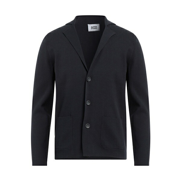 【貨物輸送無料】 アルファス テューディオ メンズ ジレー アウター Cardigans Blue