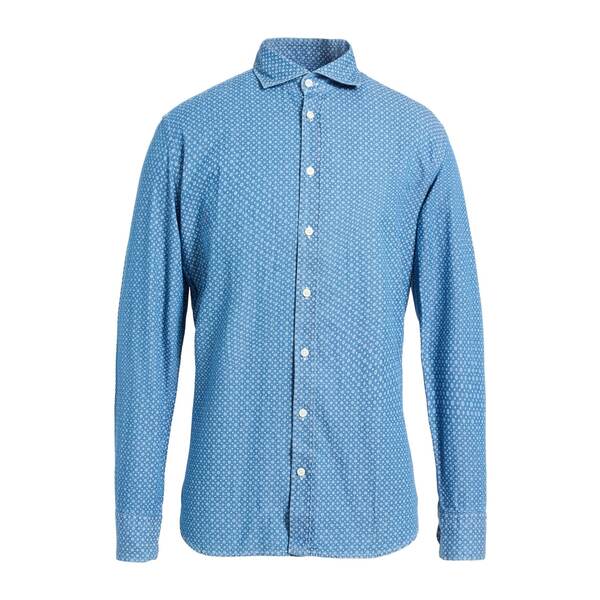 【送料無料】 バストンチーノー メンズ シャツ トップス Denim shirts Blue｜asty 26,838円