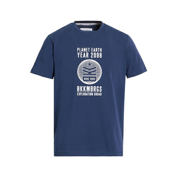 【貨物輸送無料】 ビッケンバーグス メンズ プルオーバー トップス T-shirts Blue