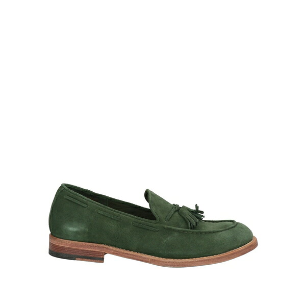【貨物輸送無料】 ストゥルリーニ メンズ スリッポン・ローファー シューズ Loafers Green