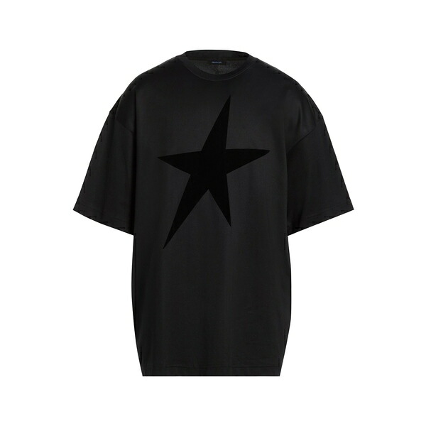 【貨物輸送無料】 マグラー メンズ プルオーバー トップス T-shirts Black