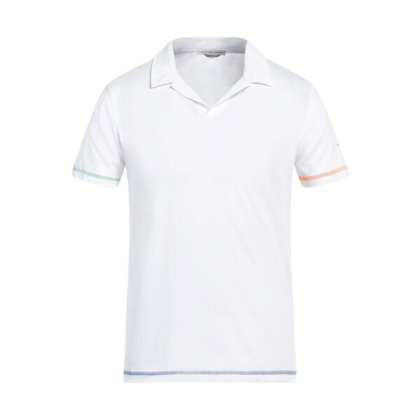 【貨物輸送無料】 ダニエレ アレッサンドリー二 メンズ プルオーバー トップス Polo shirts White