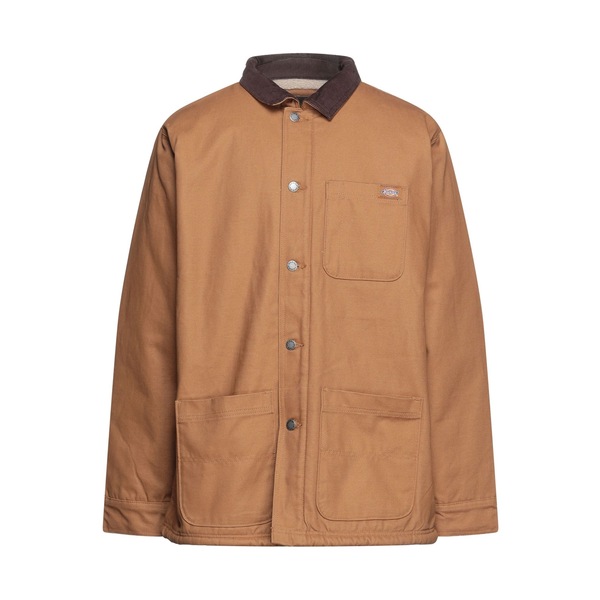【貨物輸送無料】 ディッキーズ メンズ 上衣＆上衣 アウター Jackets Brown